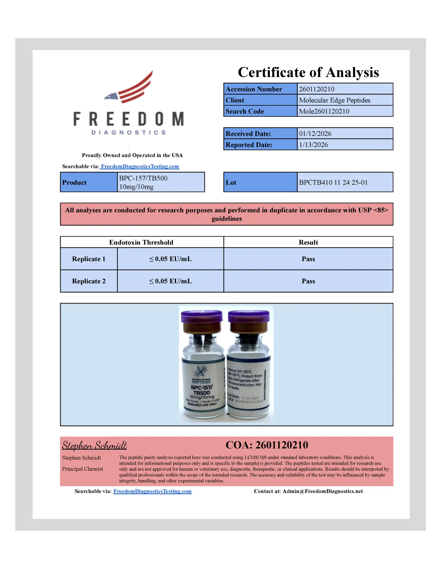 BPC-157TB500-Endotoxin