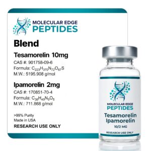 2X blend peptide Tesamorelin 10mg & peptide Ipamorelin 2mg