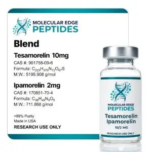 2X blend peptide Tesamorelin 10mg & peptide Ipamorelin 2mg